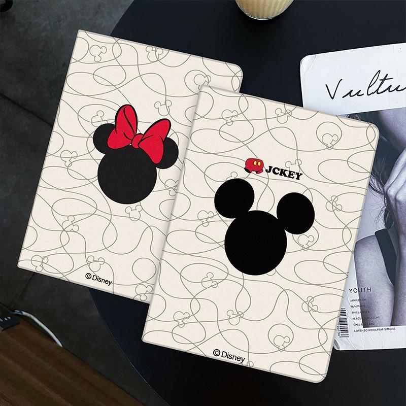 Mickey Miniee Bao da máy tính bảng sử dụng cho ipad mini 1 2 3 4 5 6 air 4 5 case iPad gen 7 / 8 9 ốp lưng pro 11 10.2 2022 Ốp