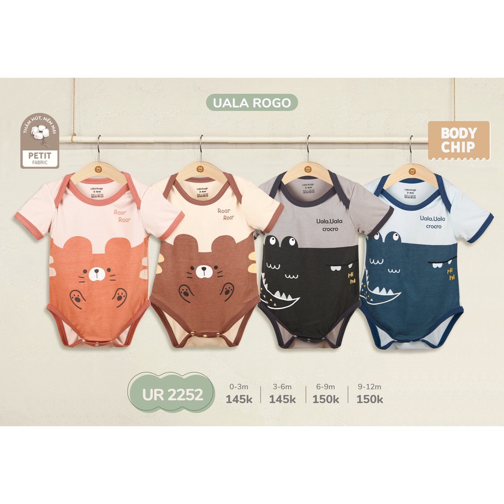 Uala rogo - Bộ Body chíp cộc Petit UR2252