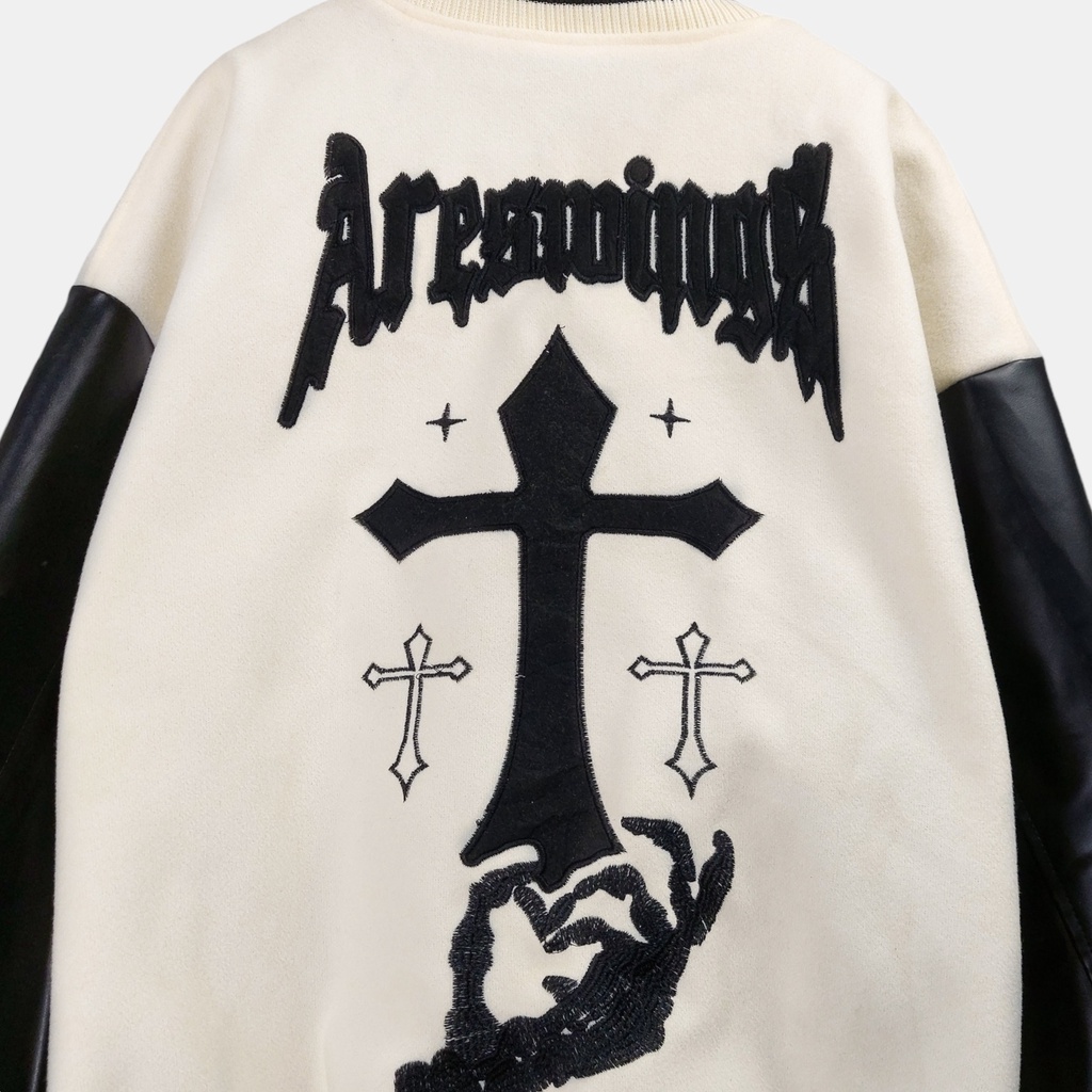 Áo Khoác Varsity HIHOZ The Cross Jacket unisex