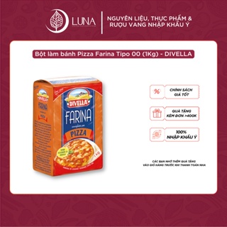 Bột làm Pizza Farina Tipo 00 DIVELLA gói 1Kg Bột làm bánh Pizza Ý Chính