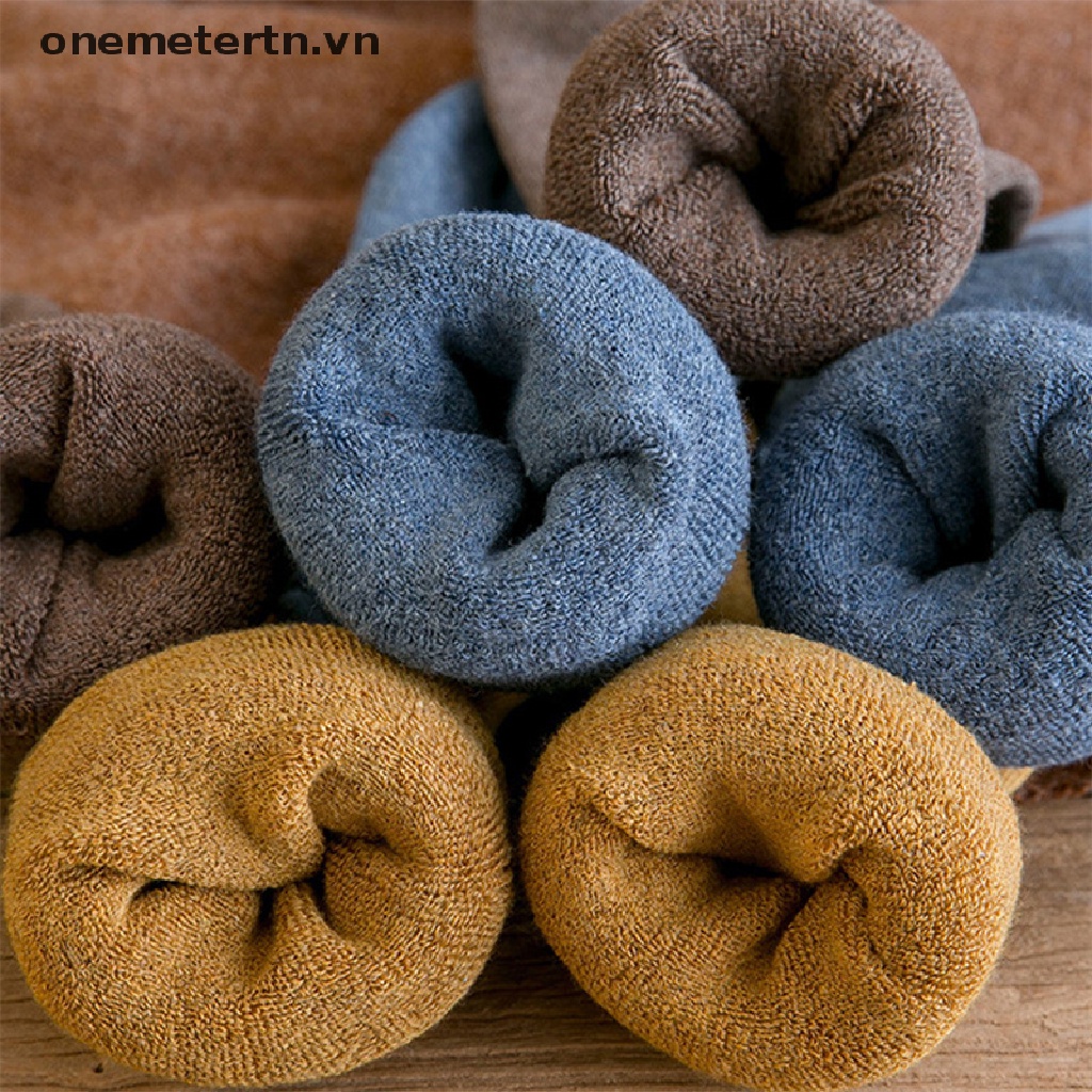 Vớ Nhung Dày Cổ Cao Màu Trơn Phong Cách Harajuku Thời Trang Mùa Đông Cho Nữ