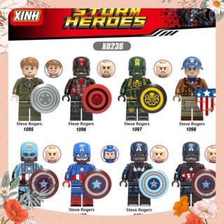 Minifigures  DC Các Mẫu Nhân Vật Captain Steve Rogers Mẫu Ra Siêu Đẹp X0236