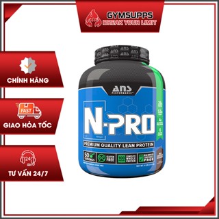 Sữa Dinh Dưỡng Tăng Cơ Giảm Mỡ Phục Hồi Cơ Whey ANS Performance N-PRO CREAMY VANILA 4lbs (1.8kgs) hơn 50 Lần Dùng Từ Mỹ