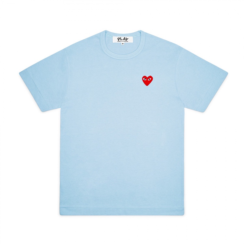 Áo Thun Cotton Tay Ngắn In Hình Trái Tim Cổ Điển Thời Trang Unisex