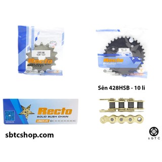NSD Nhông sên dĩa Recto MSX 125 10 li chính hãng Thái Lan