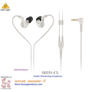 Sd251-cl studio headphones behringer -tai nghe thương hiệu đức