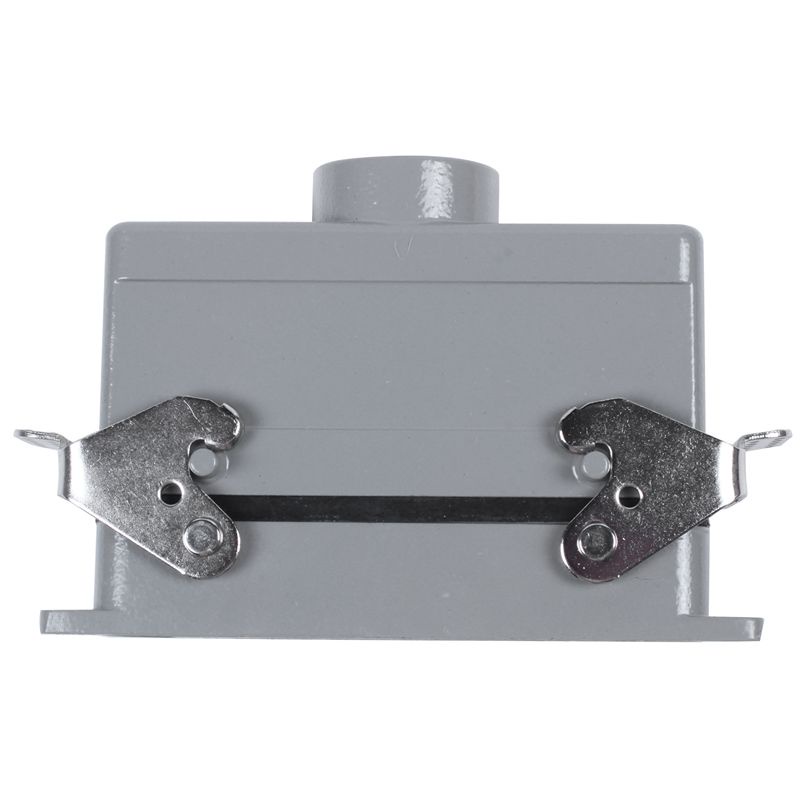 Đầu nối hạng nặng hình chữ nhật H24B-He-024-1 Nguồn 24 lõi chân Dòng 16A 500V Chân vít Ổ cắm hàng không ;139x43x72Mm