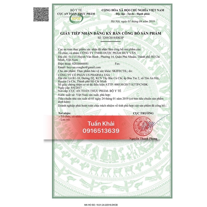 SKIFECTIL  Viên uống giúp hạn chế quá trình lão hóa,  da mịn màng, giảm nếp nhăn, giảm nám sạm