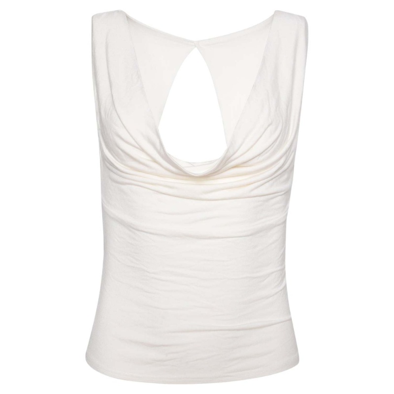 Áo Tank Top Không Tay Hở Lưng Màu Trơn Thời Trang Dành Cho Nữ