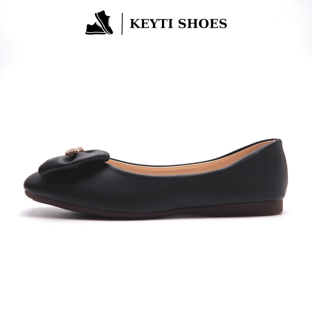 Giày búp bê nữ đế bệt, quai nơ siêu đẹp