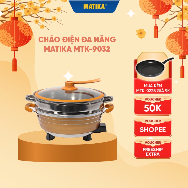 Nổi lẩu điện đa năng MATIKA 6L 1800W MTK-9032