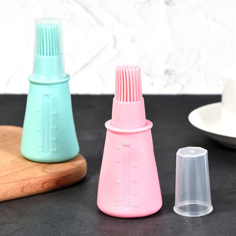 Chai Đựng Dầu Có Cọ Quét Bằng Silicone Chịu Nhiệt Dùng Nướng BBQ Ngoài Trời