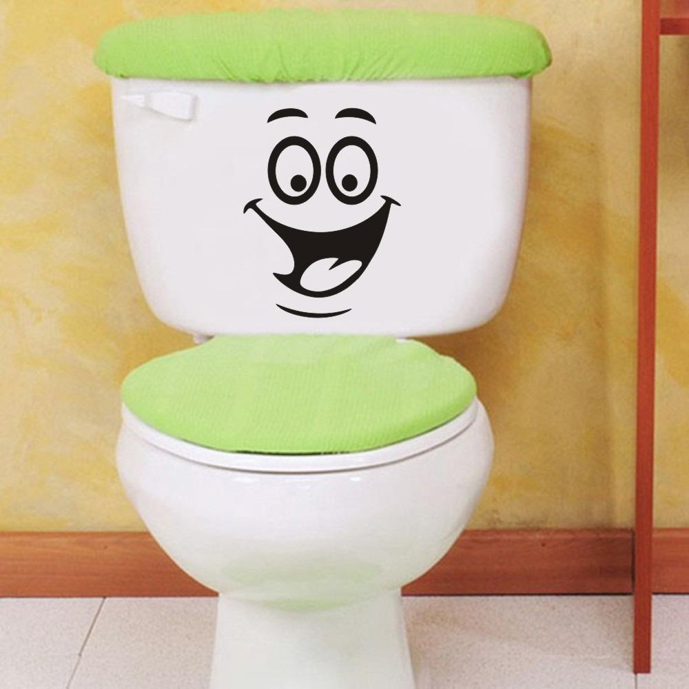 Nhãn Dán Toilet Hiệu Ứng Lập Thể Hình Đôi Mắt To Dễ Thương DIY