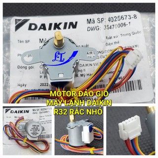 Mô tơ đảo điều hòa Daikin R32 rắc nhỏ - Motor đảo máy lạnh Daikin rắc nhỏ