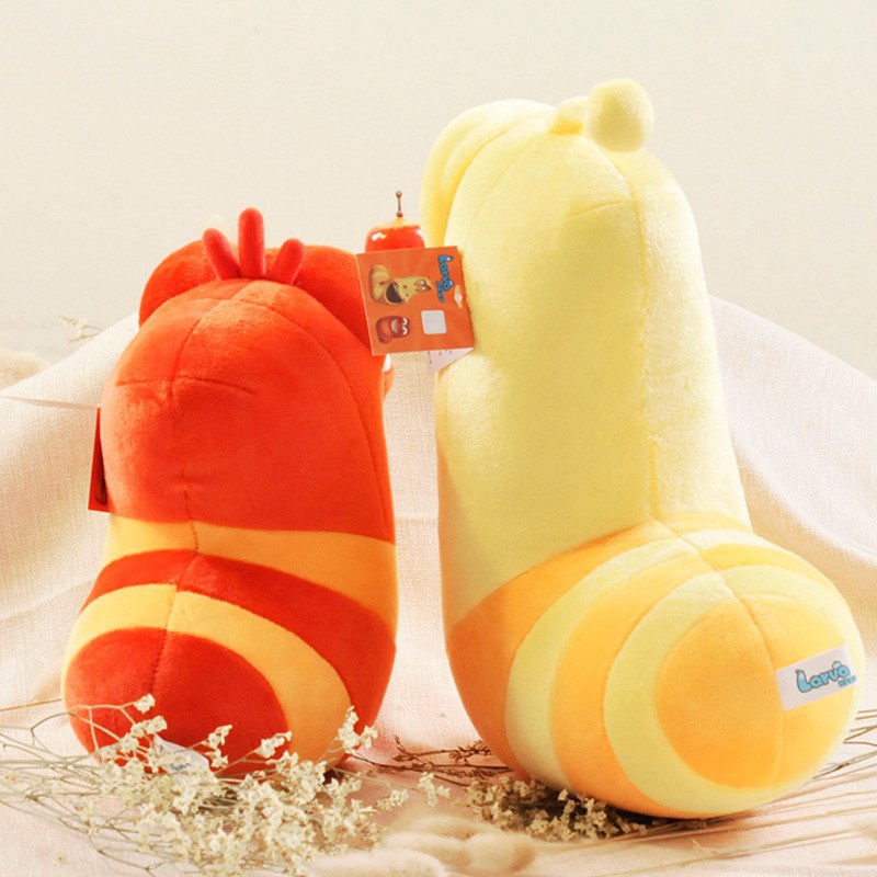 Thú Nhồi Bông Hình Con Sâu Mềm Vui Nhộn Sáng Tạo
