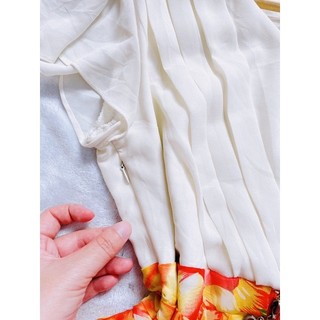 Đầm Voan Hoa, Dáng Xoè, 2hand