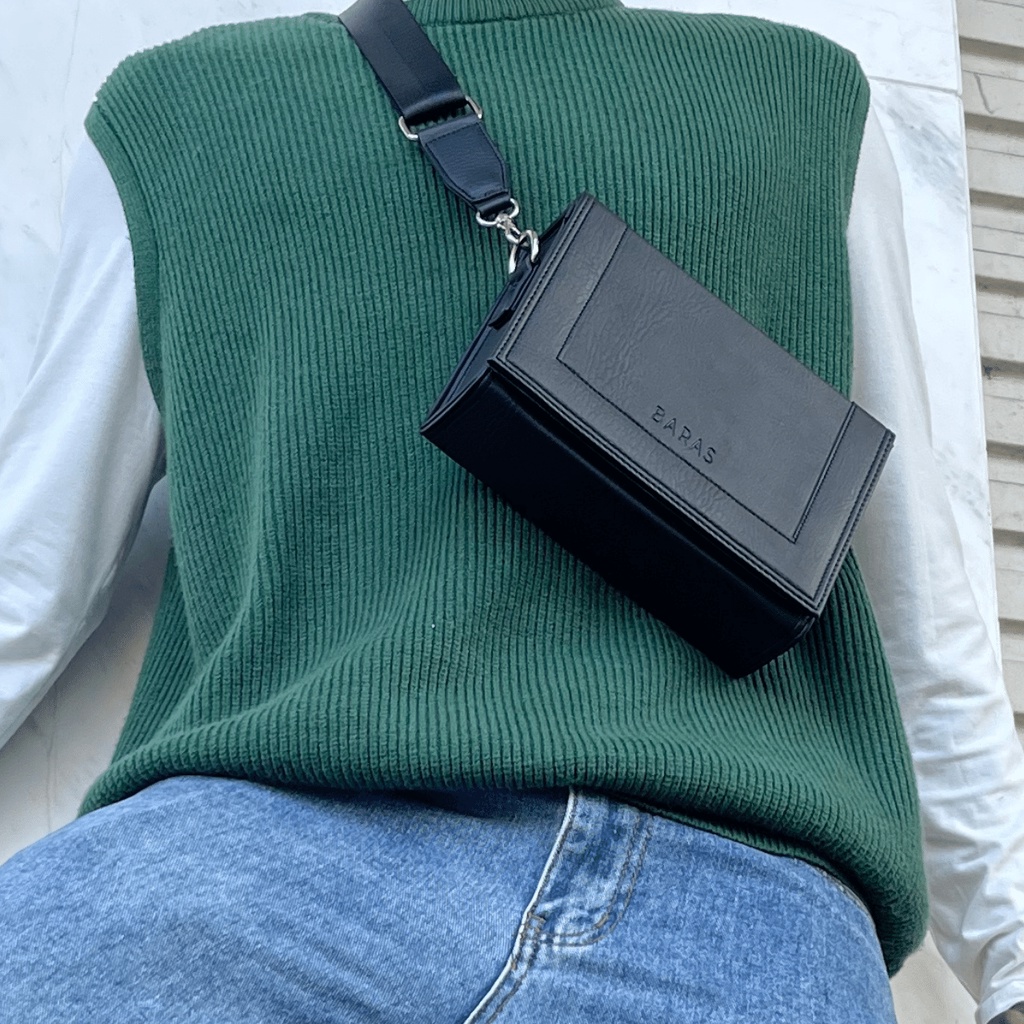 Túi đeo chéo hộp MURPHY BAG - BARAS VIETNAM - Túi đeo chéo nam nữ