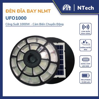 Đèn sân vườn 1000w, đèn đĩa bay năng lượng mặt trời ufo1000 - công suất 1000w khung abs- 908 chip led smd
