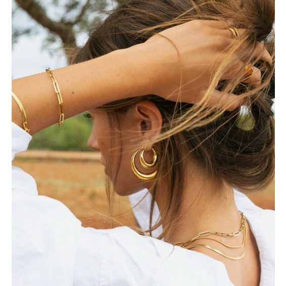 213. Bông tai vintage phong cách cực cổ điển | Độc lạ | Vintage Necklace|| Si Nhật | Japan | 2HAND