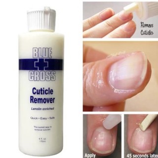Mềm da nail mỹ Blue cross , Kem làm mềm da móng chân tay không cần ủ chai 177ml
