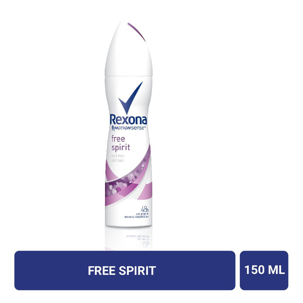 Xịt khử mùi Rexona khô thoáng tối ưu mát lạnh sảng khoái dành cho nữ 150ml