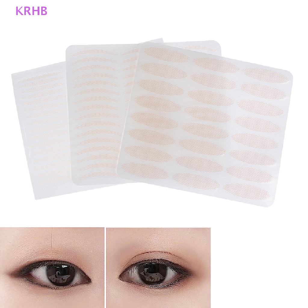 Bộ 5 Miếng Dán Kích Mí Tự Dính Dạng Lưới Ren KRHB Mới
