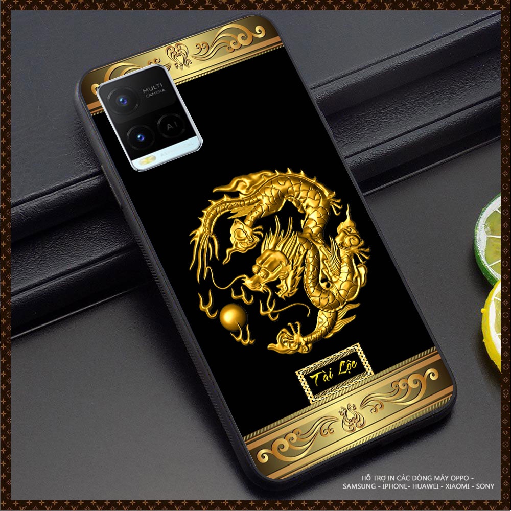 ỐP ĐIỆN THOẠI VIVO T1X4g/ VIVO Y21S/Y21/Y33s/Y22/Y22S/Y20/Y12S/Y15/Y17/Y16/Y19/Y02S RỒNG TÀI LỘC PHONG THỦY 2023 QUÝ MÃO