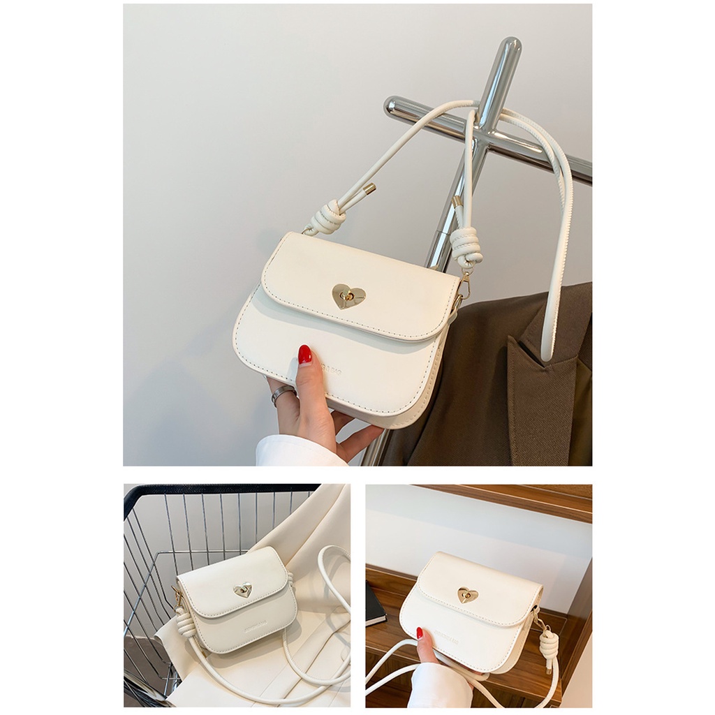 Có thể bán buôn Túi Đeo Vai Nữ Thời Trang Tối Giản Nhân Quả Màu Tinh Khiết Xách Cho Ilikebag Hàng giao ngay