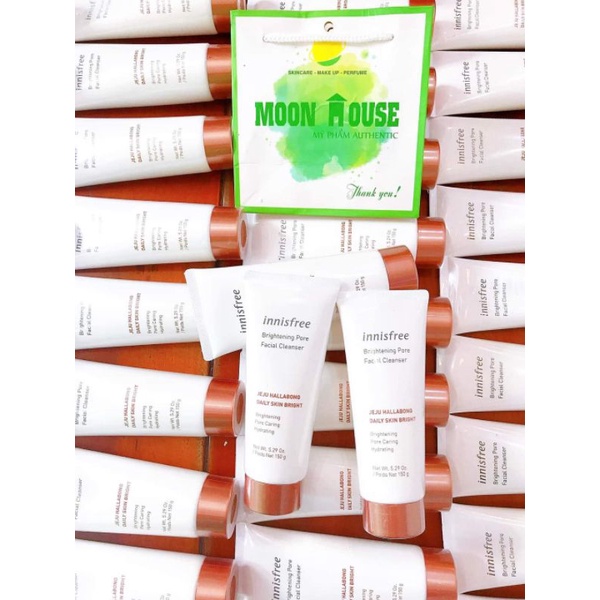Sữa rửa mặt làm trắng da Innisfree Brightening Pore Facial Cleanser