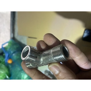 Tê đúc ren ngoài phi 21 hàng 304