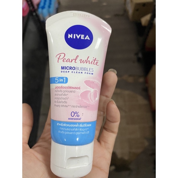 SỮA RỬA MẶT NIVEA TRẮNG DA NGỌC TRAI 50G