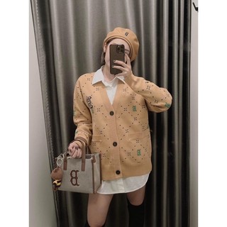 Áo cardigan MLB monogram bản mới nhất [ Cam kết chính hãng ]