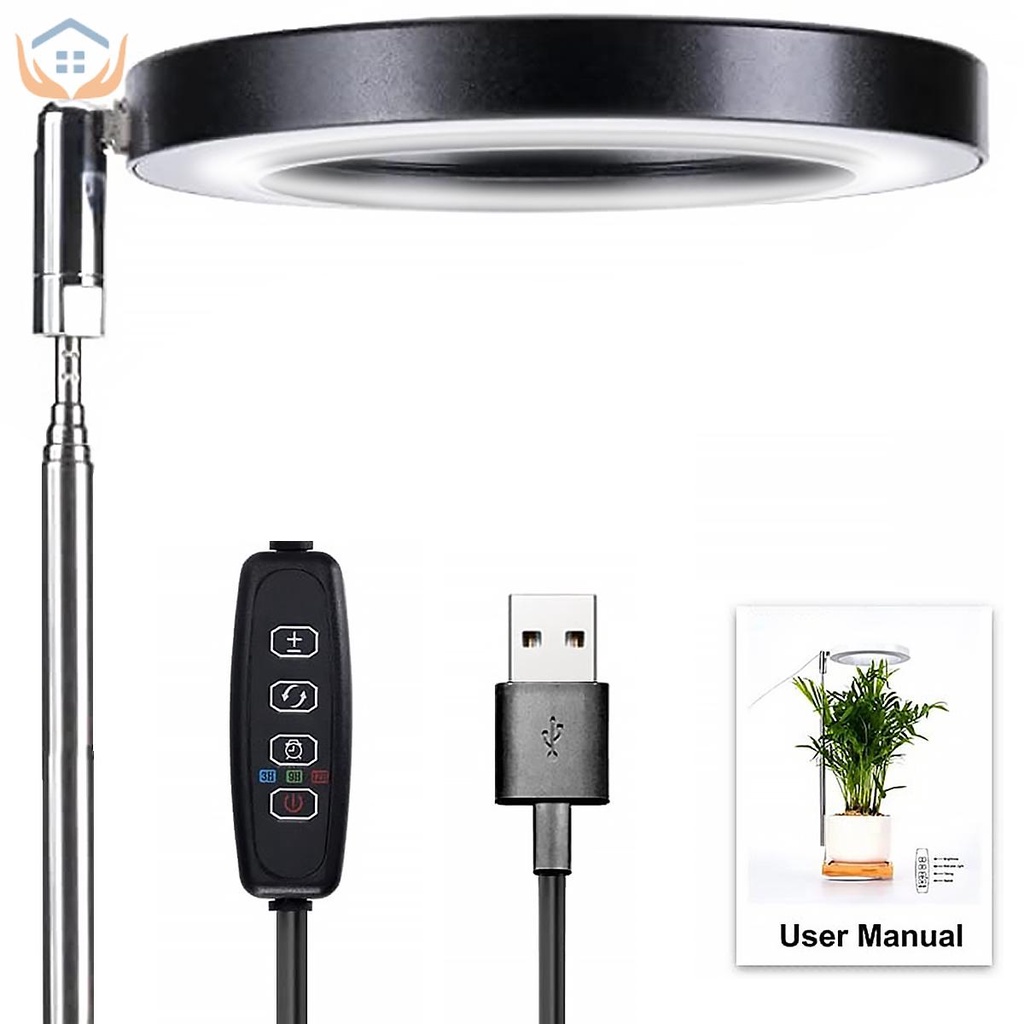 Đèn LED Trồng Cây 48 LED Với 3 Mức Độ Hẹn Giờ Và 9 Mức Độ Điều Chỉnh Chiều Cao Tkc2593