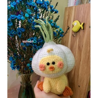 Móc khoá con  vịt len đáng yêu handmade (Làm theo yêu cầu)
