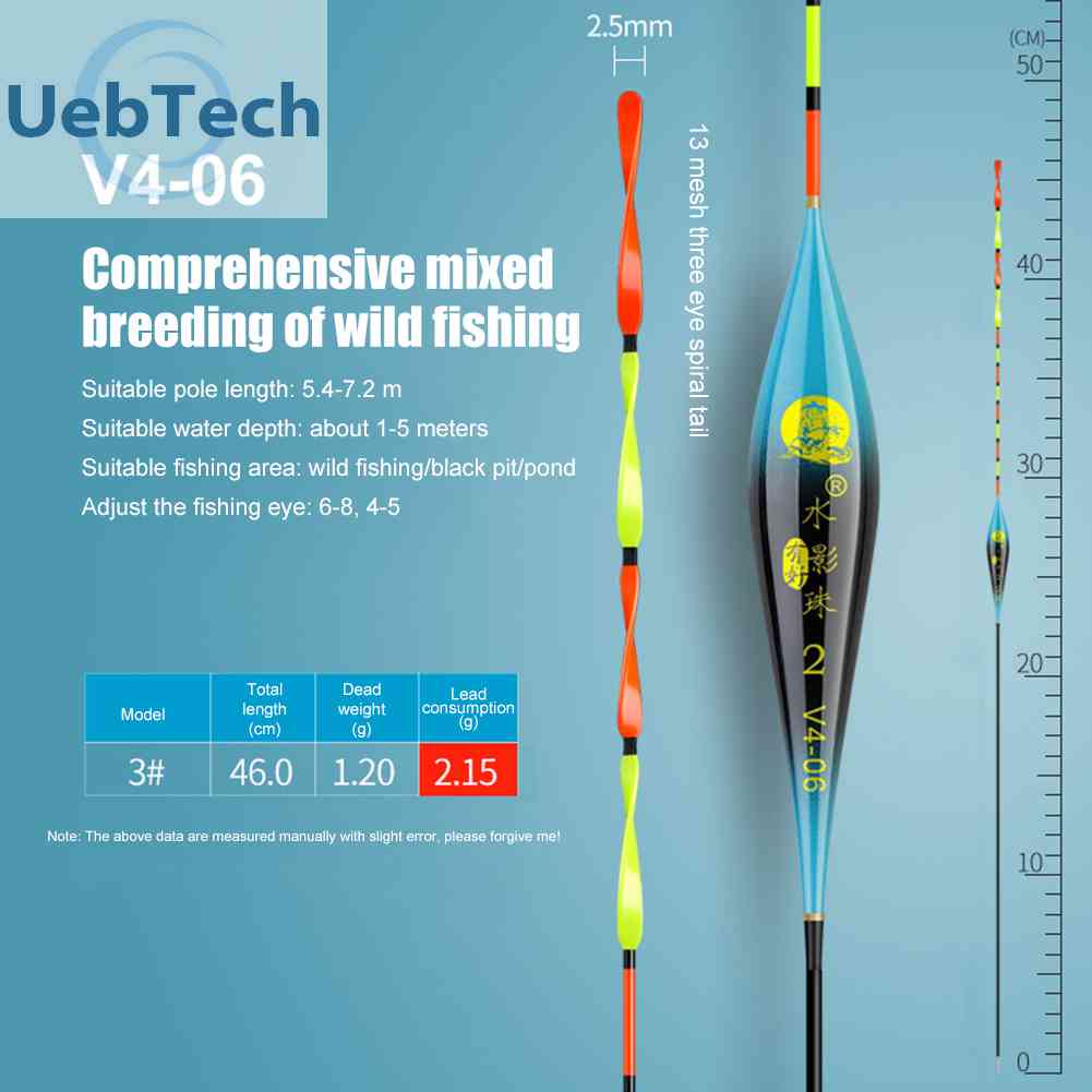 Phao Câu Cá Dạng Xoắn Độ Nhạy Cao 1.58-2.15g