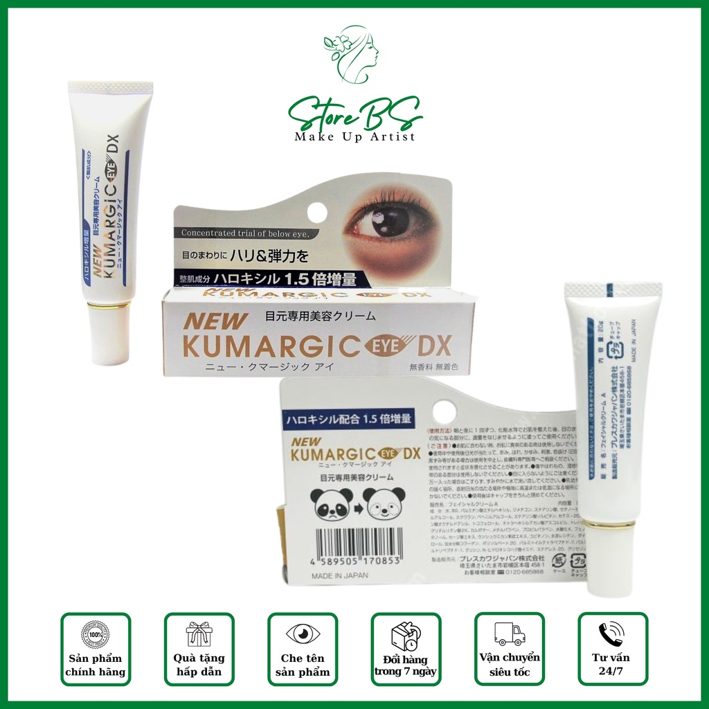 Kem xóa thâm quầng mắt kumargic eye nhật bản giảm bọng mắt thâm mắt quầng mắt chống nhăn chống lão hóa vùng mắt. mẫu mới | BigBuy360 - bigbuy360.vn