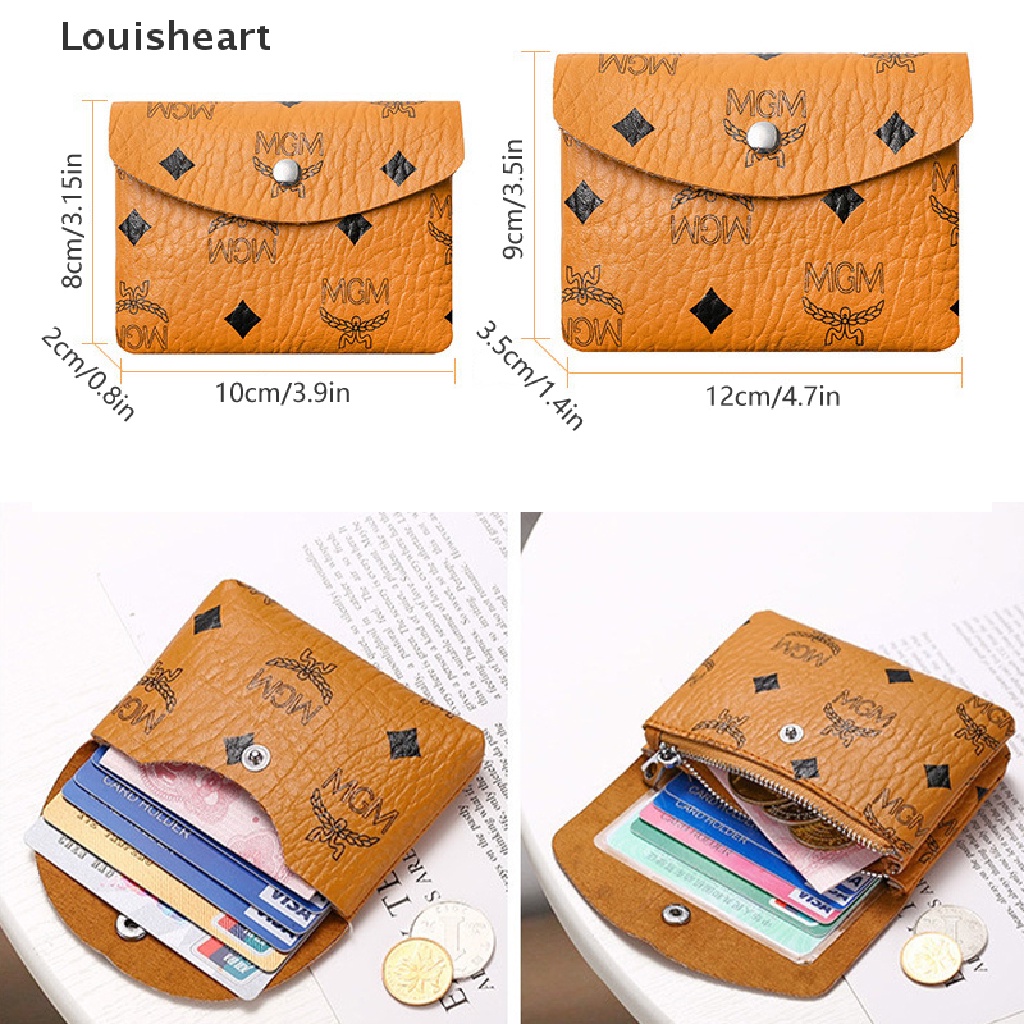 Ví Louisheart Da PU Đựng Tiền Xu / Thẻ Tiện Lợi Xinh Xắn