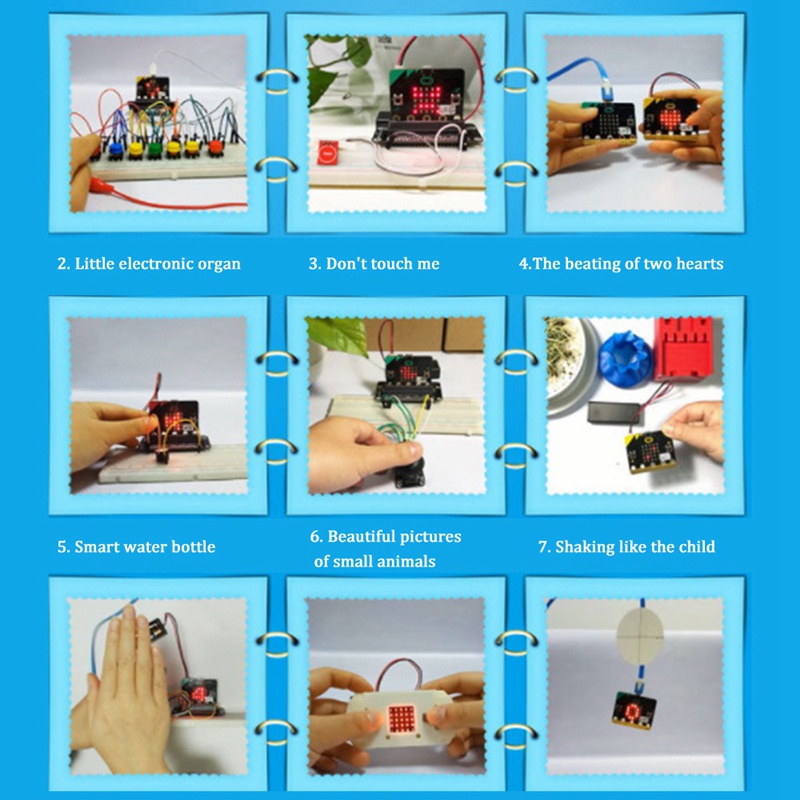 Bbc Microbit Go Start Kit Bảng phát triển học tập có thể lập trình Micro 'Bit BBC với hộp bảo vệ