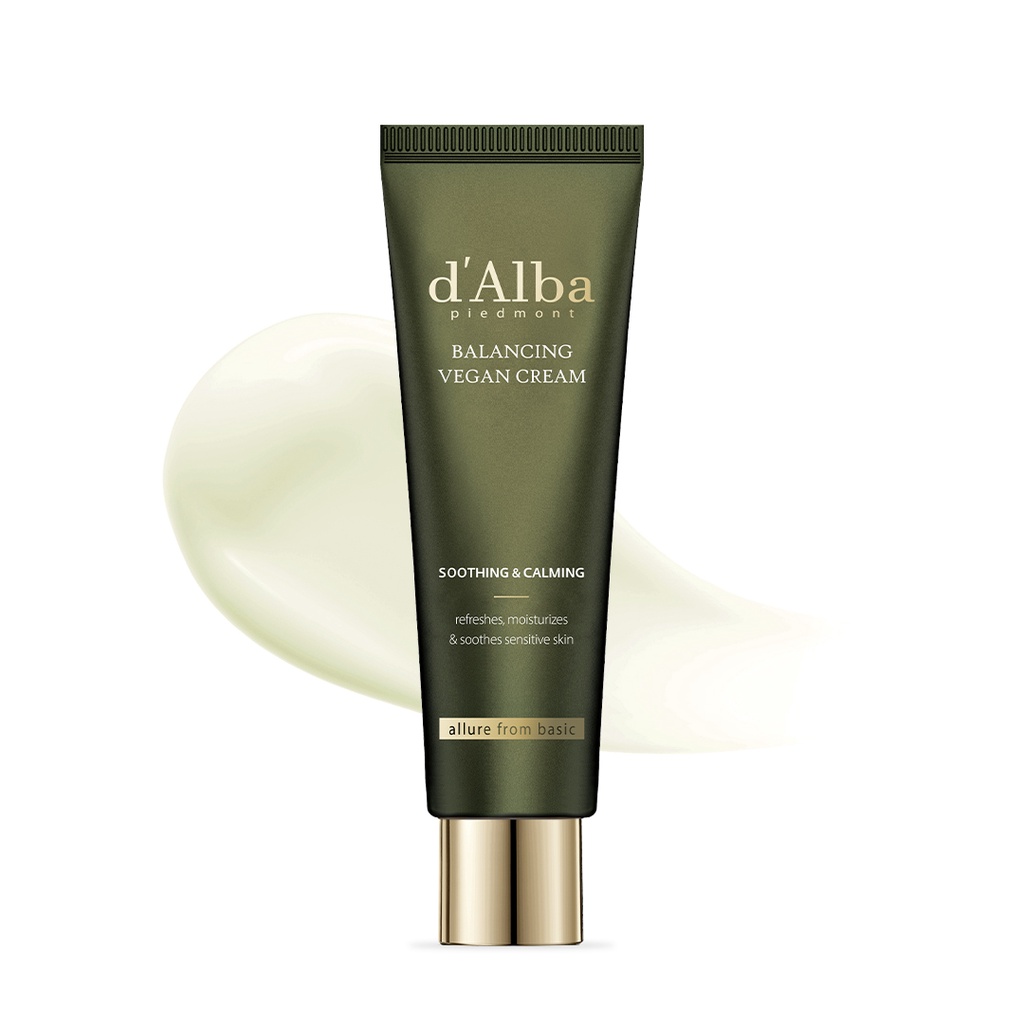 [d'Alba Official] Kem dưỡng thuần chay làm dịu và cân bằng da Mild Skin Balancing Vegan Cream 55ml