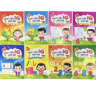 Sách - Phát triển IQ cho bé dành cho trẻ từ 4 đến 5 tuổi (Bộ 8 cuốn)