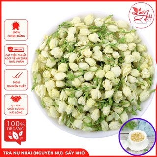 Trà Nụ Nhài (Hoa Lài) 100gr Sấy Khô Nguyên Bông Trắng Đẹp Thượng Hạng