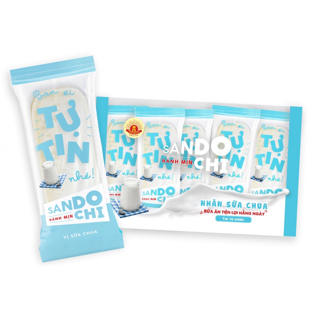 BÁNH SỮA CHUA - SANDOCHI BÁNH MỊN – NHÂN SỮA CHUA