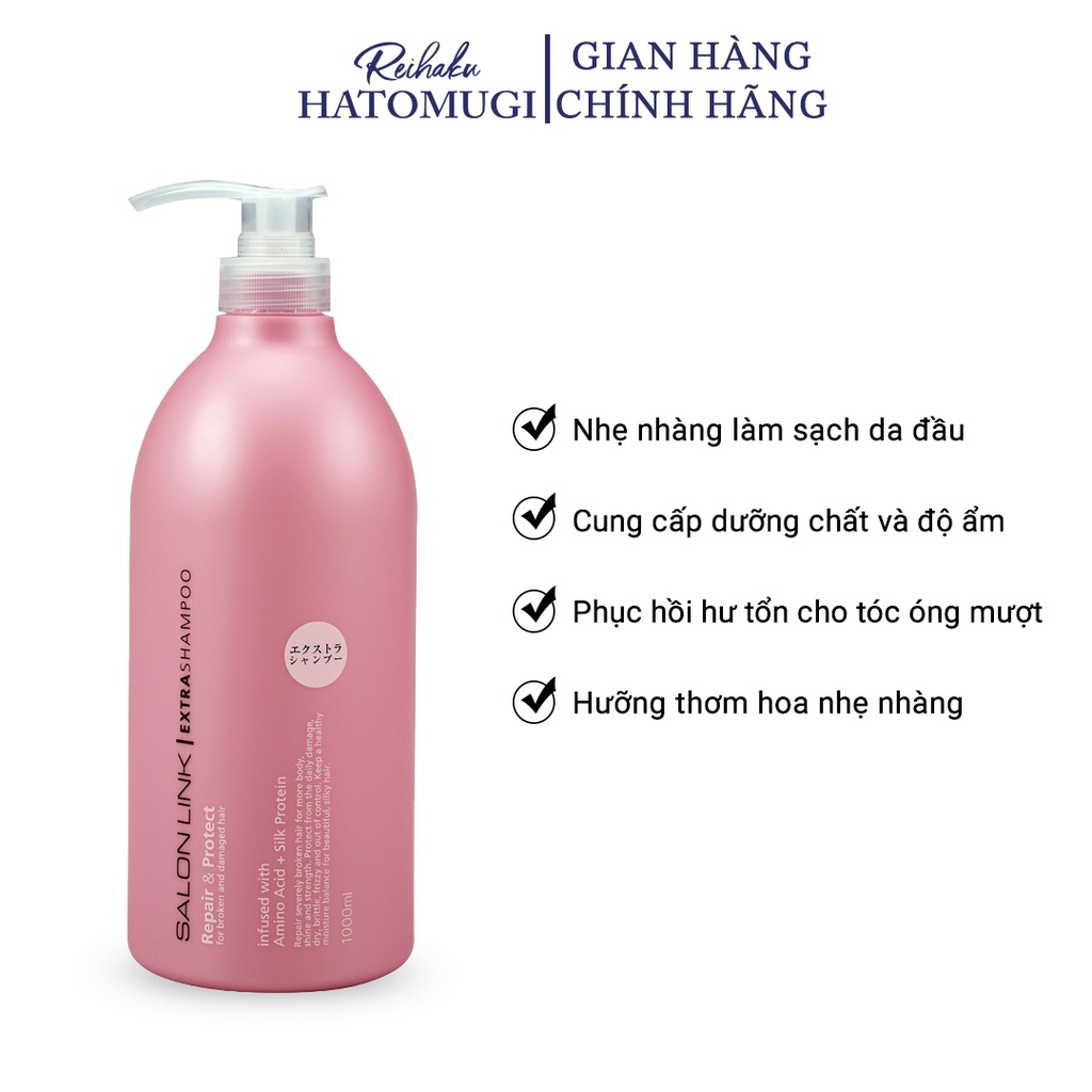 Cặp Gội Xả Dưỡng & Phục Hồi Tóc Salon Link Extra (1000ml/Chai) | BigBuy360 - bigbuy360.vn