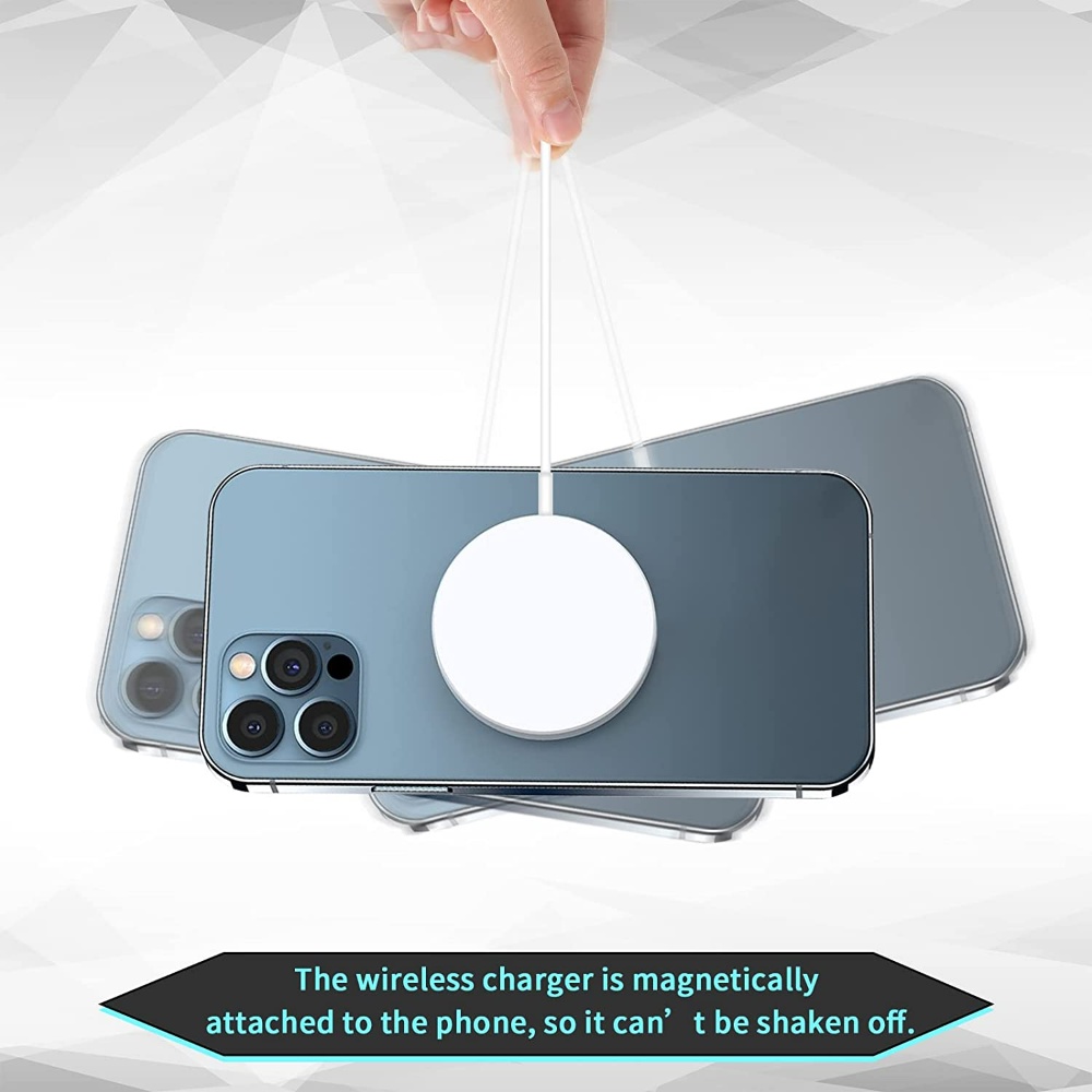 Miếng Dán Silica Gel Bằng Thép Không Gỉ Hình Tròn Thông Dụng Cho Sạc Điện Thoại Thông Minh