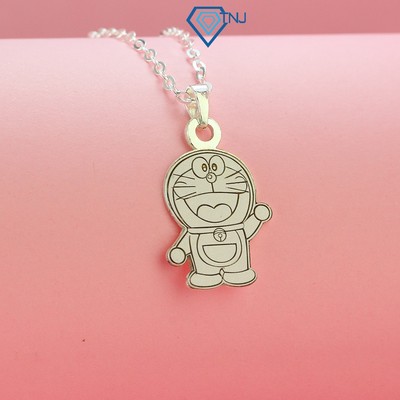 Dây chuyền nữ bạc thật hình doreamon khắc tên DCN0645 - Trang Sức TNJ