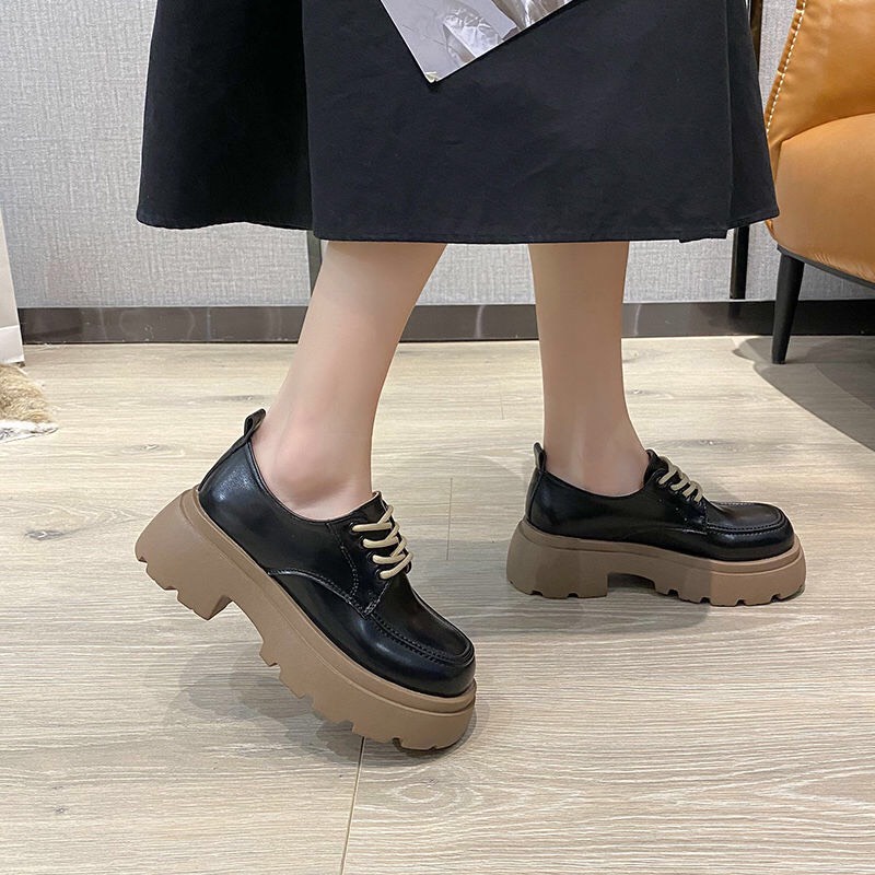 Giày Lolita đế cao 4cm phong cách vintage ulzzang FAROSA - TK28 chất da Pu mềm lên chân cực xinh