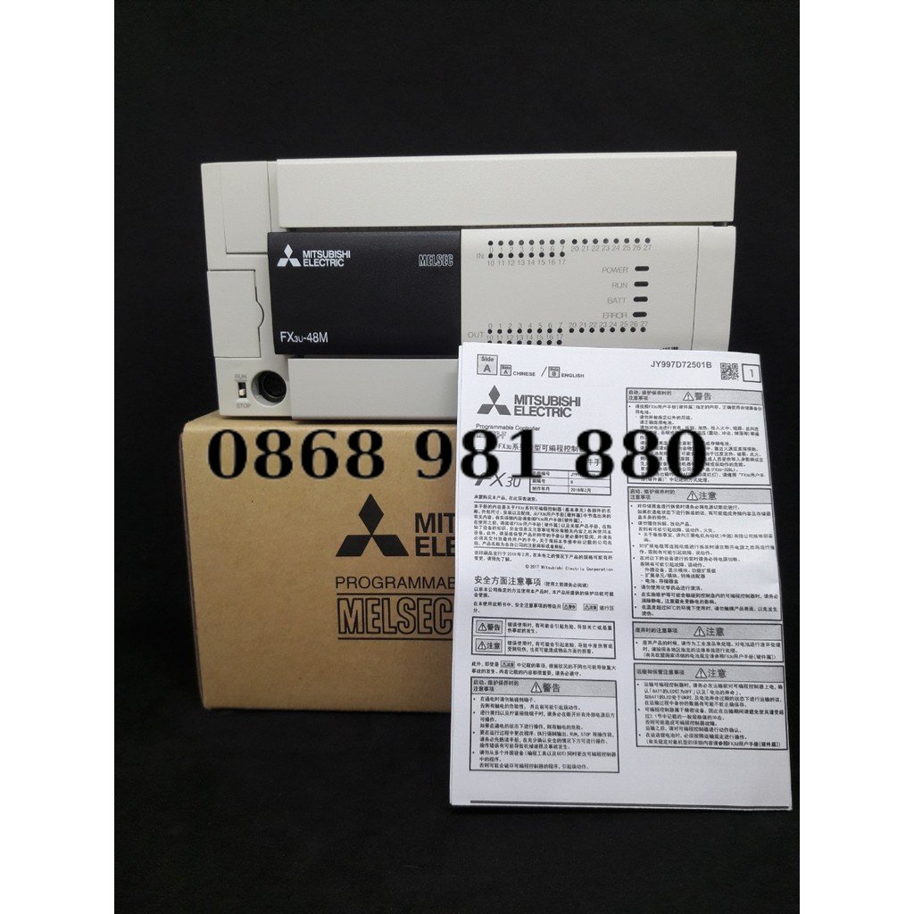 FX3U-48MR/ES-A -Bộ điều khiển lập trình PLC Mitsubishi - PLC Mitsubishi FX3U