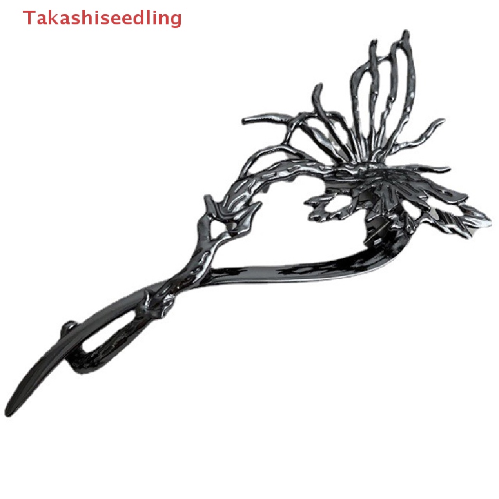 (Takashiseedling) Kẹp Tóc Hình Bướm Bằng Hợp Kim Thanh Lịch Cho Nữ
