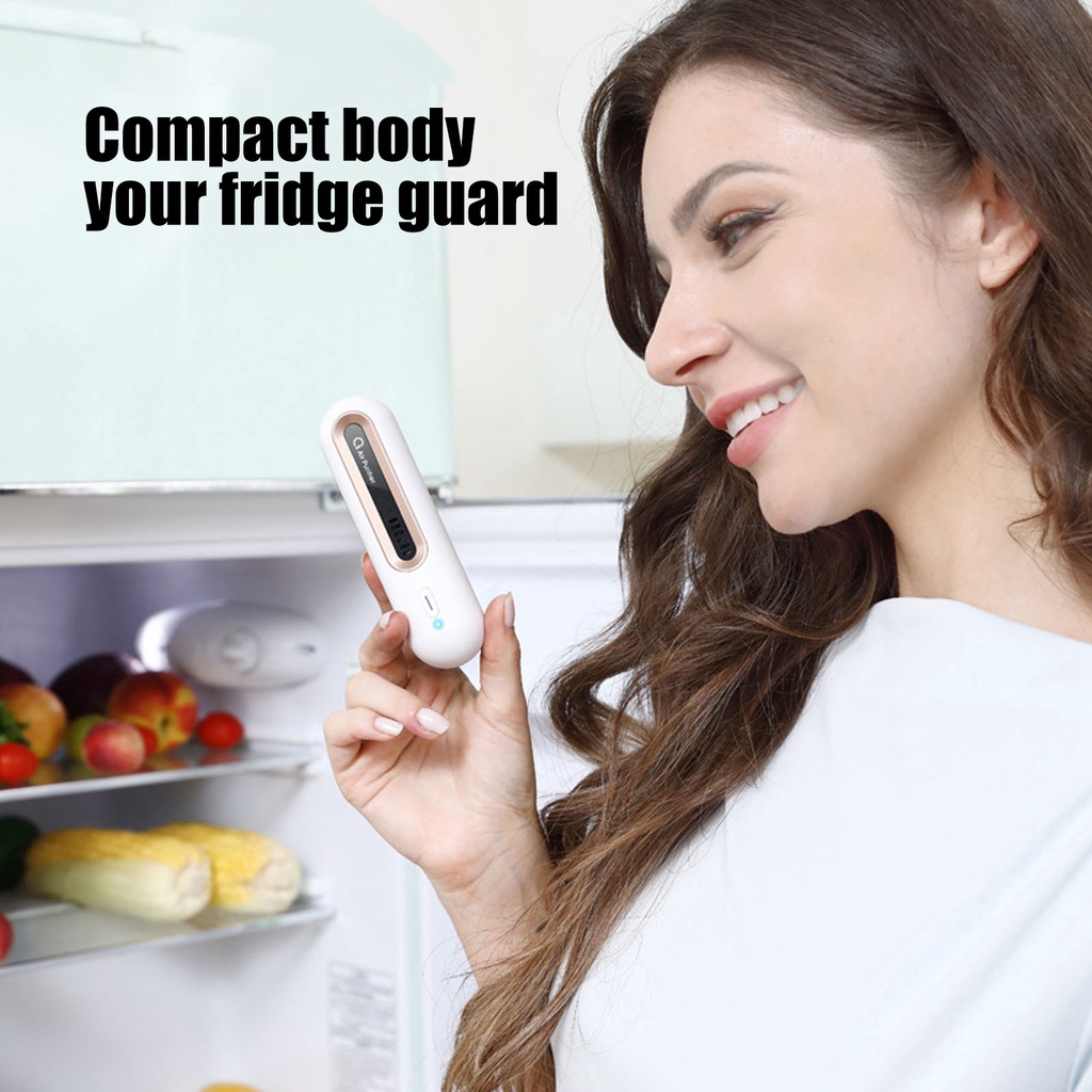 [Hàng HOT] Thiết bị khử mùi để trong tủ lạnh - Máy Lọc Không Khí mini diệt khuẩn Tủ Lạnh 2 Chế Độ【Carbon070】