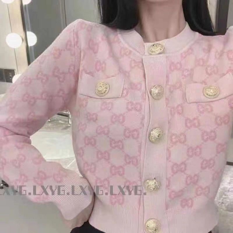 Hàng Có Sẵn!Gucc!Áo Khoác Cardigan Dệt Kim Thiết Kế Mới Năng Động Thời Trang Dành Cho Cặp Đô